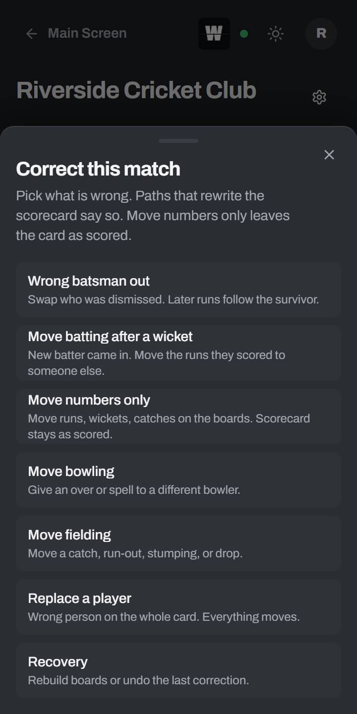 Pick what went wrong. Each fix is its own short step.